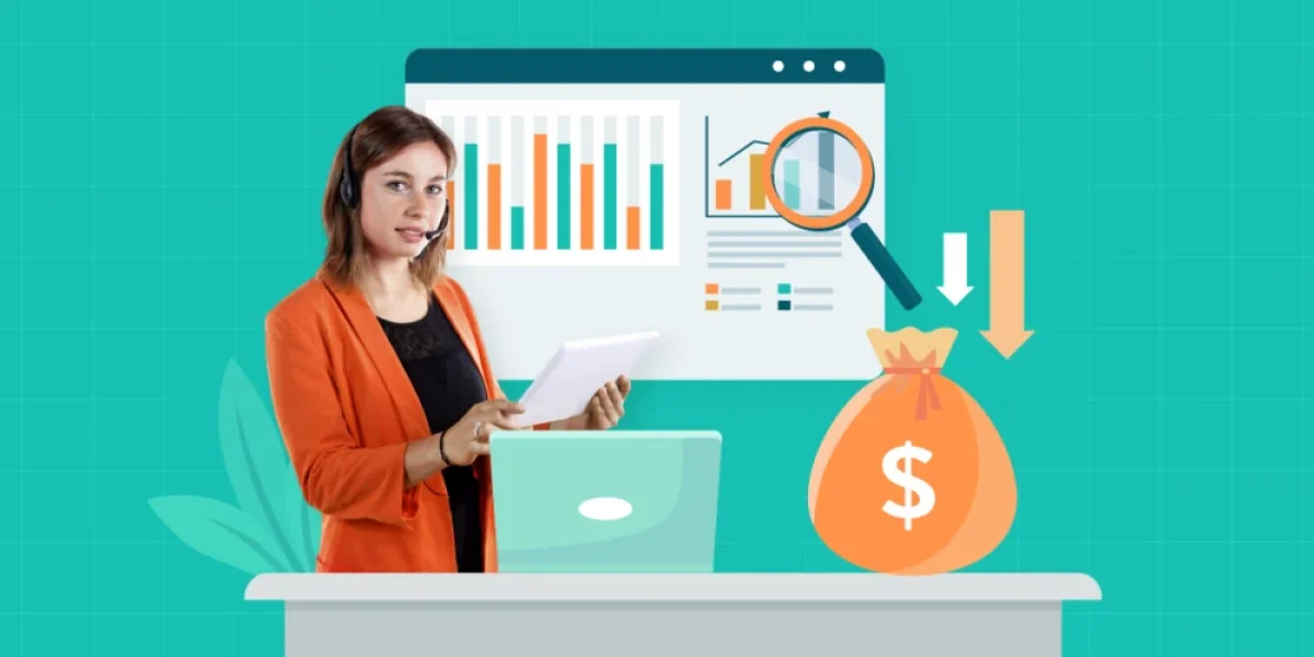 contact centre agent handling inbound customer service call